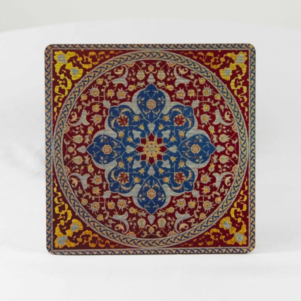 Persian Carpet Plate Coasters Set of 4