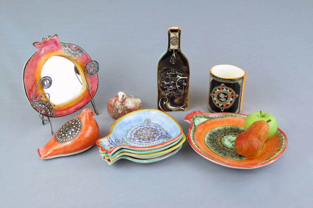 Ceramic Half Bottle
