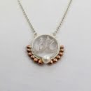 LOVE & PEARL CALLIGRAPHY NECKLACE-Persis Collection