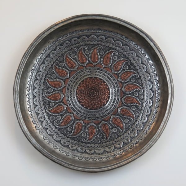 Hand Engraved Copper Tray-Persis Collection