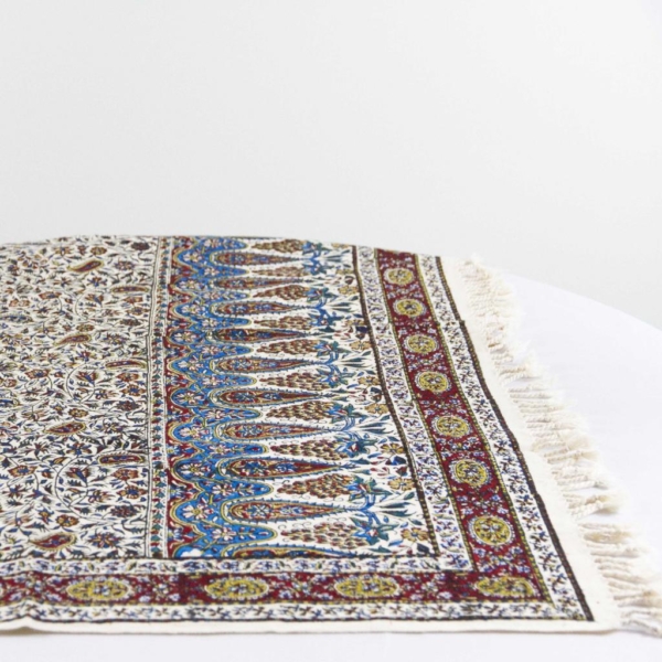 Floral Rectangle Hand Printed Textile Tablecloth 1×1.5m