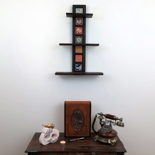 Wall Decorative Shelves, 7 Tiles
