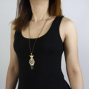 NEYSHABOR TURQUOISE PEACOCK NECKLACE