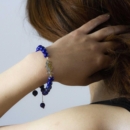 AZURE STONE AND FISH BRACELET