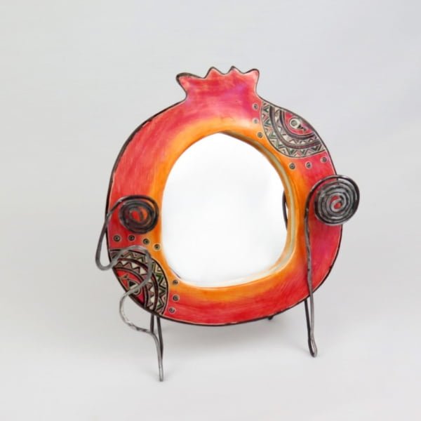 Pomegranate Mirror 20cm