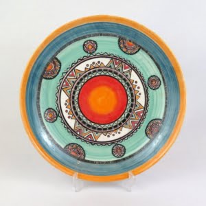 40cm Hand Painted Ceramic Serving Bowl