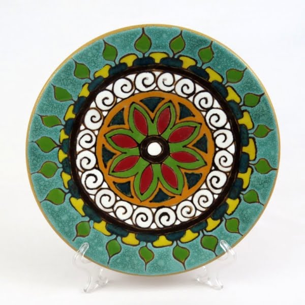 Leaf Garden Ceramic Plate, 25cm