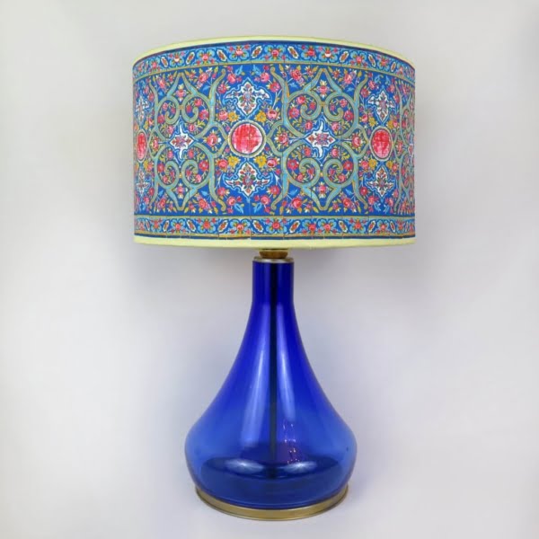 Azure Glass Table Lamp