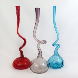 Handmade glass vase-Persis Collection