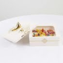 GOLDEN POETRY BONBON DISH -Persis Collection