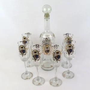 Qajar Decanter Champagne Set