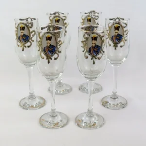 Set of 6 Gajar Champagne Glasses