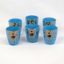 GOLD PAINTED GAJAR SHOT GLASSES-Persis Collection