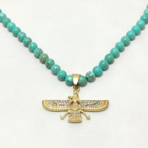 TURQUOISE FARVAHAR NECKLACE