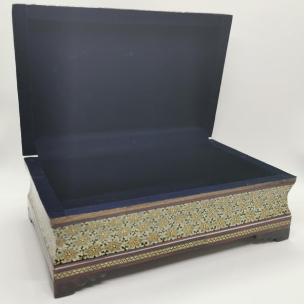 Large Khatam Jewellery Box, 22 x 14cm