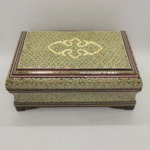 Large Khatam Jewellery Box, 22 x 14cm