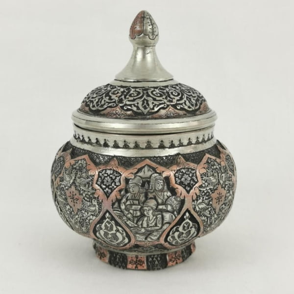 Fine Ghalamzani Sugar Candy Bowl