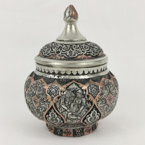 Fine Ghalamzani Sugar Candy Bowl