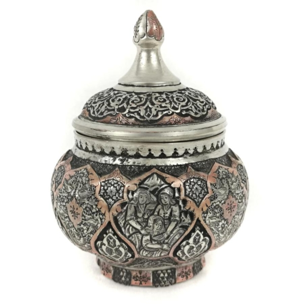 Fine Ghalamzani Sugar Candy Bowl