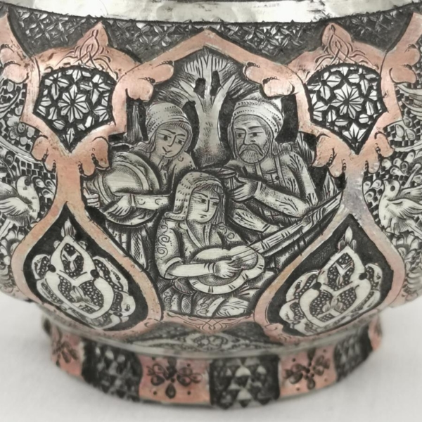 Fine Ghalamzani Sugar Candy Bowl