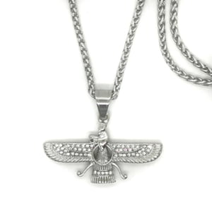 SILVER FARVAHAR NECKLACE-Persis Collection