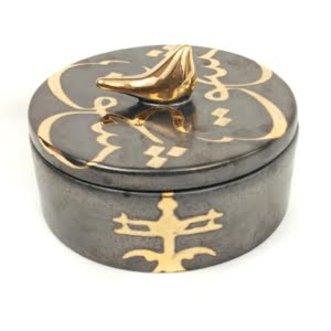 Black & Gold Love Bonbon Dish
