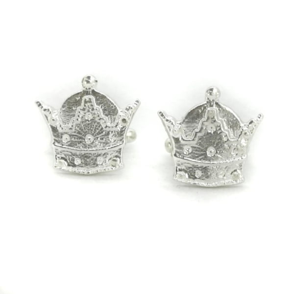 Pahlavi crown cufflinks-Persis Collection
