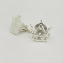 Pahlavi crown cufflinks-Persis Collection