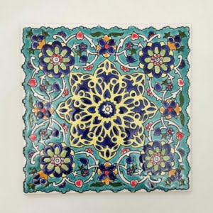 BLUE FLOWER PERSIAN TILE-Persis Collection