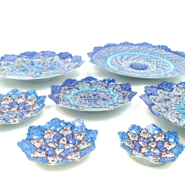 Minakari Enamel Wall Hanging Plate 25cm