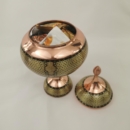 Khatam on copper bonbon dish-Persis Collection