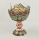 KHATAM ON COPPER CANDY DISH-PERSIS COLLECTION