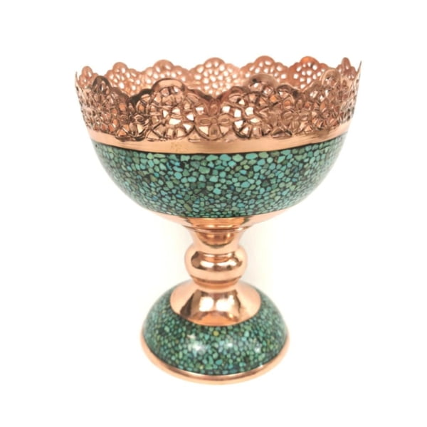 Firoozeh Koobi Turquoise on Copper Candy Dish