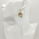 Pomegranate and seeds earrings-Persis Collection
