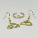 HICH RING AND EARRINGS SET-PERSIS COLLECTION