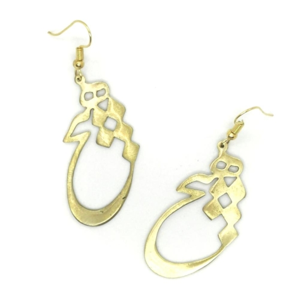 HICH CALLIGRAPHY EARRINGS