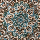 Persian blue Termeh table runner-Persis Collection