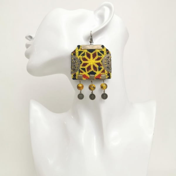 Canary Balochi Earrings