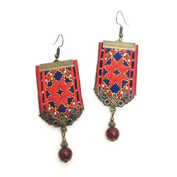 PERSIAN CARPET BALOCHI EARRINGS