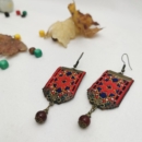 PERSIAN CARPET BALOCHI EARRINGS-PERSIS COLLECTION