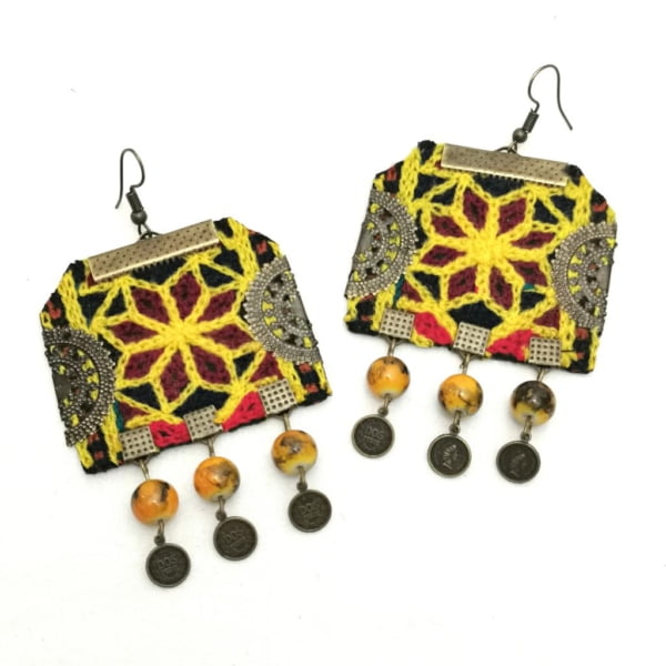CANARY BALOCHI EARRINGS-PERSIS COLLECTION