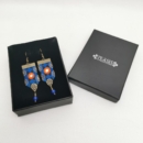 HOT BLUE BALOCHI EARRINGS-PERSIS COLLECTION