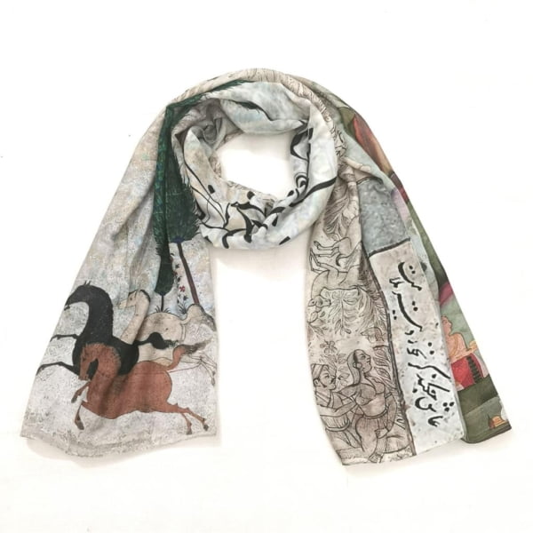 Shahnameh Scarf, 180 x 70cm