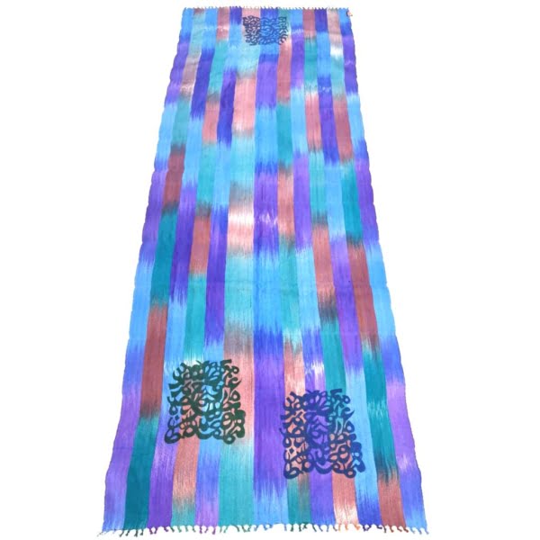 Calligraphy Rainbow Scarf, 200 x 70cm