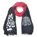 black Yalda scarf-Persis Collection
