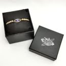 GOLDEN EVIL EYE BRACELET-PERSIS COLLECTION