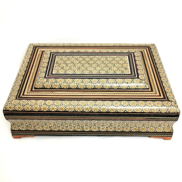 X Large Khatam Jewellery Box, 31 x 22cm