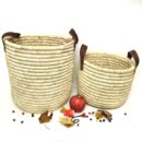 PERSIAN WOVEN STORAGE BASKET SET OF 2-PERSIS COLLECTION