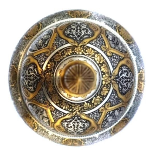 Master Silver Ghalamzani Candy Bowl, 925 Silver