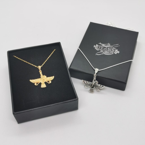Farvahar Necklace Gold and Silver